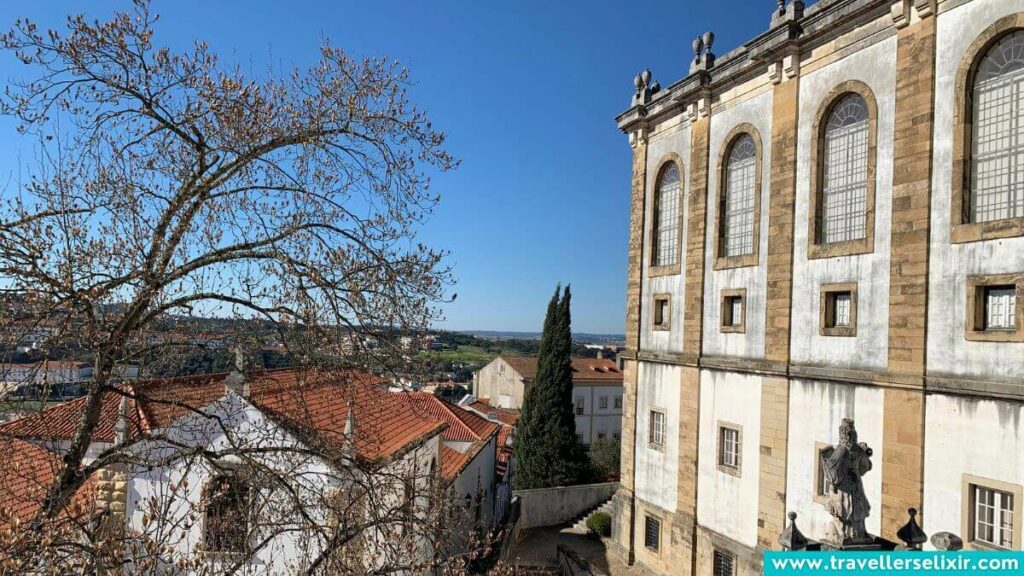 View from the campus of the University of Coimbra.