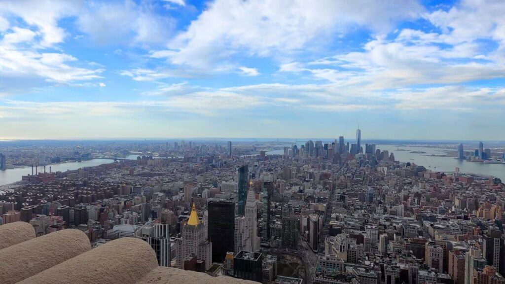 View from 86th floor of the Empire State Building.