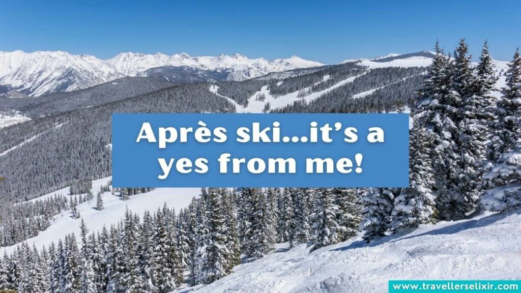 Photo of Vail with caption 'Apres ski..it's a yes from me!'
