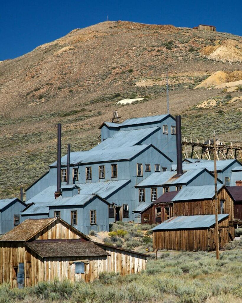Bodie ghost town in California.