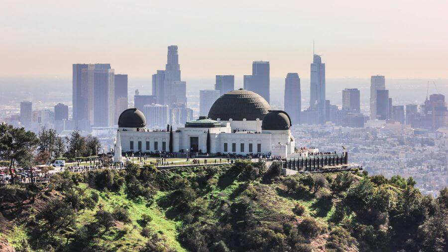 Griffith Observatory in Los Angeles.