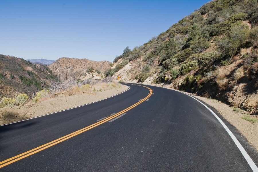  ROAD IN LOS PADRES NATIONAL FOREST