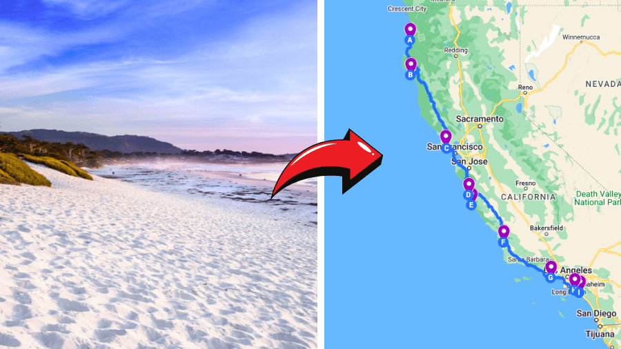 beautiful california beaches featured image