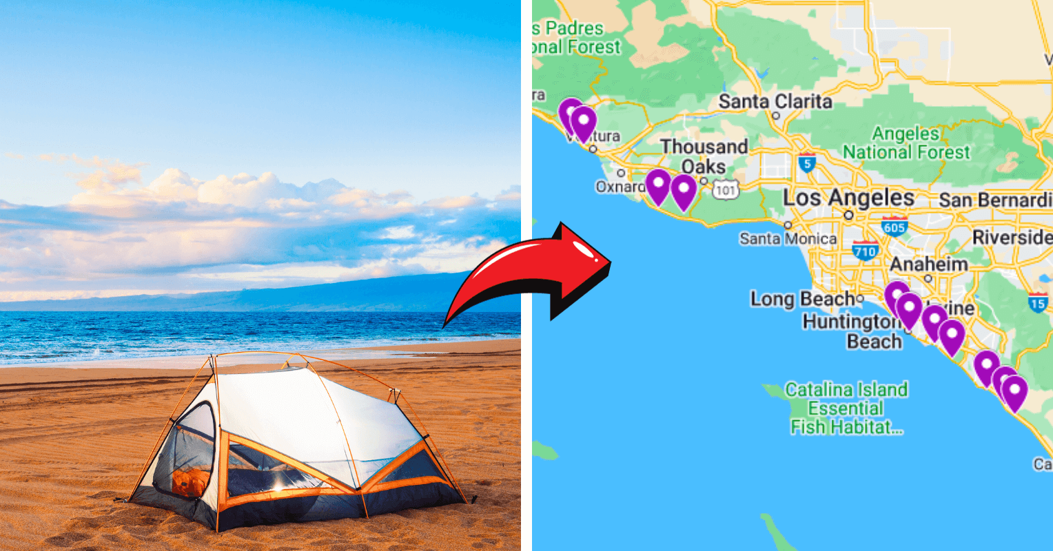 11 Best Places For BEACH CAMPING In SoCal 🏖
