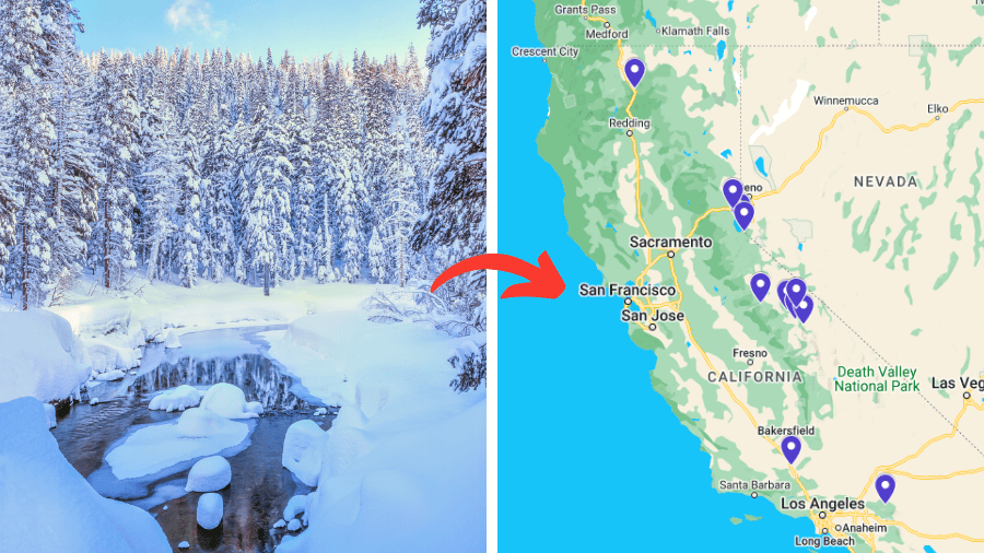 california winter wonderland photos featured images