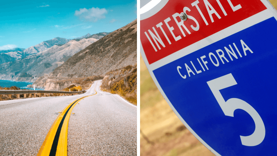 dangerous roads california