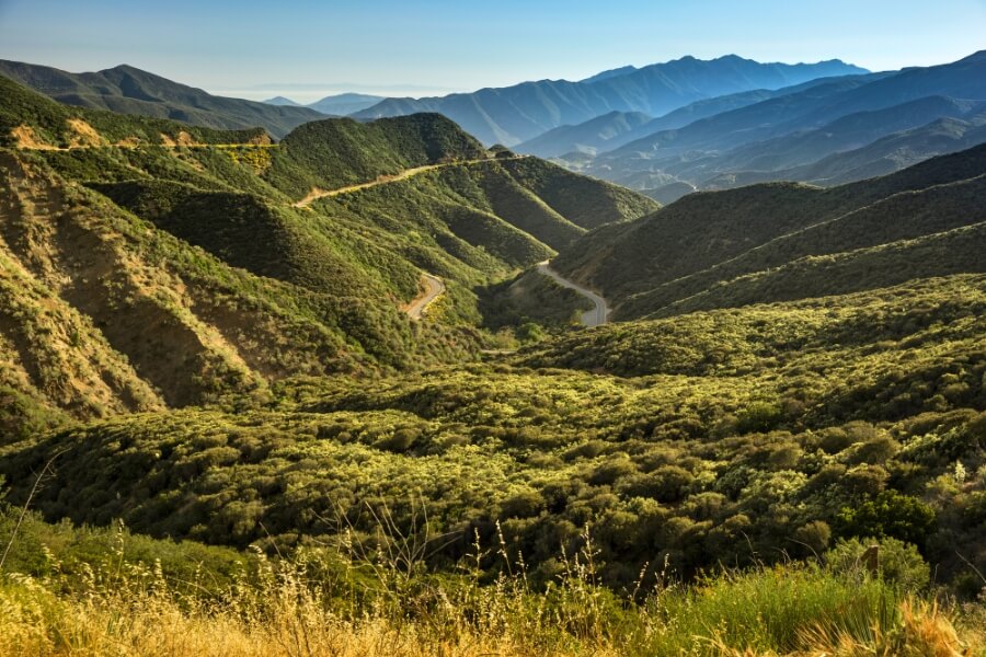 Hwy 33 toward Ojai near Rose Valley.