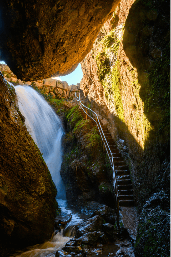 pinnacles national park waterfall in cave pinnacles national park waterfall in cave