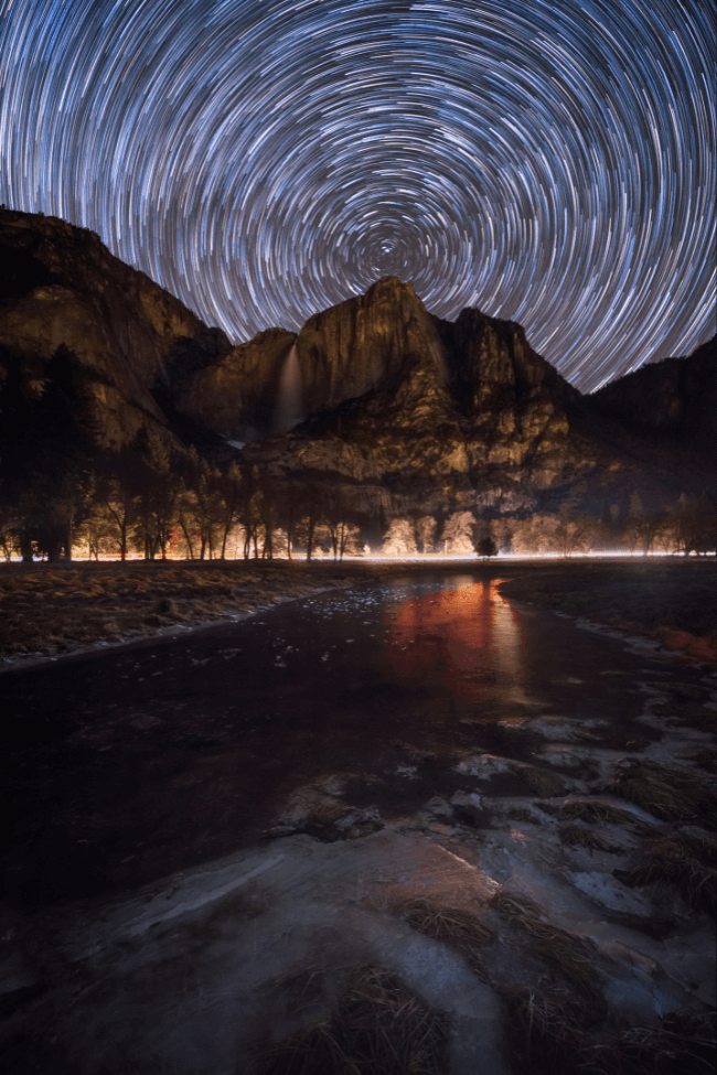 yosemite star trails 