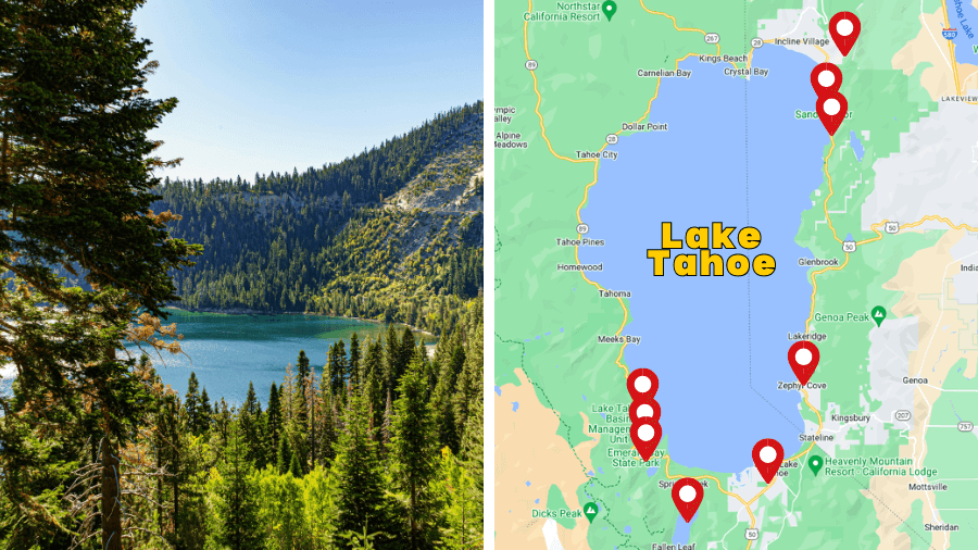 Scenic Spots In Lake Tahoe
