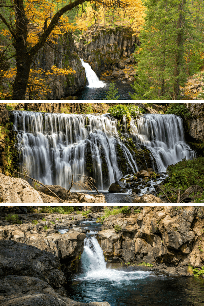 LOWER,MIDDLE,UPPER MCCLOUD FALLS CALIFORNIA