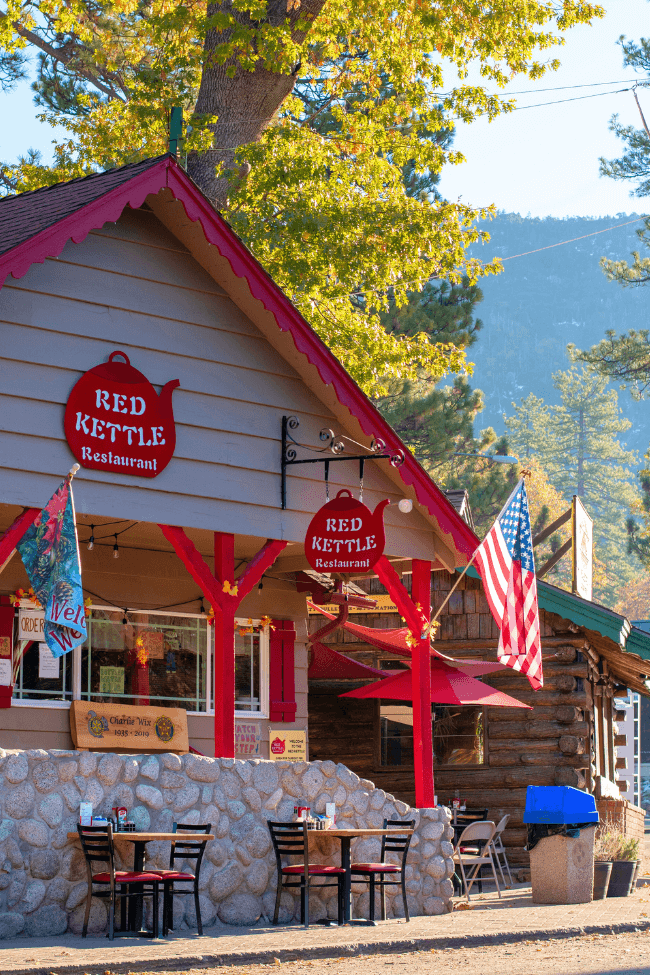 The Red Kettle restaurant in Idyllwild, CA