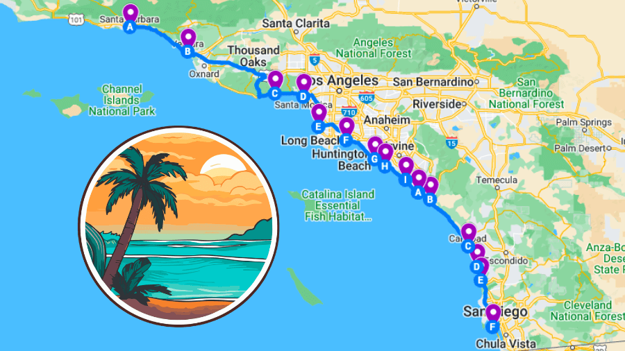 best beach towns socal featured image