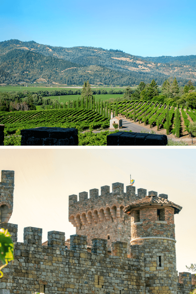 napa valley Castello di Amorosa, Saint Helena Highway, Calistoga, CA, USA 