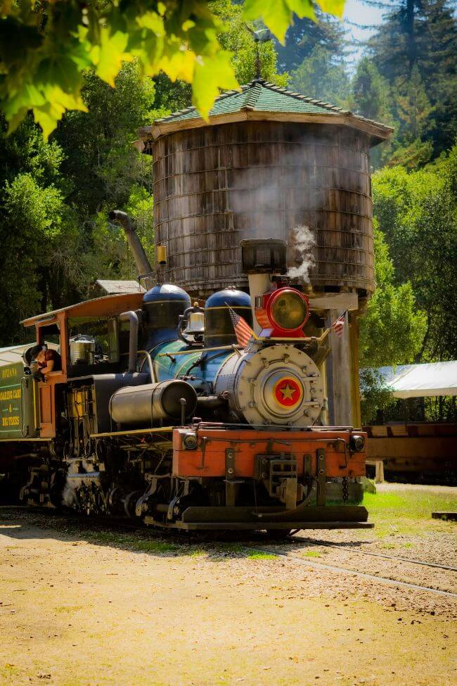 train cruise in california