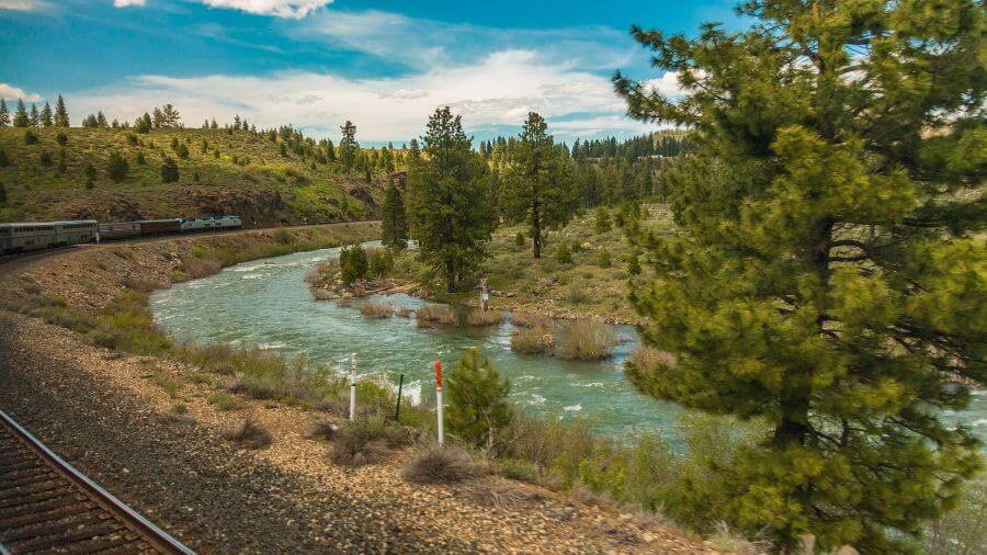 train cruise in california