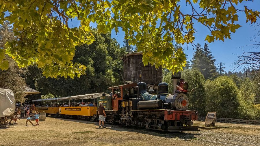 train cruise in california