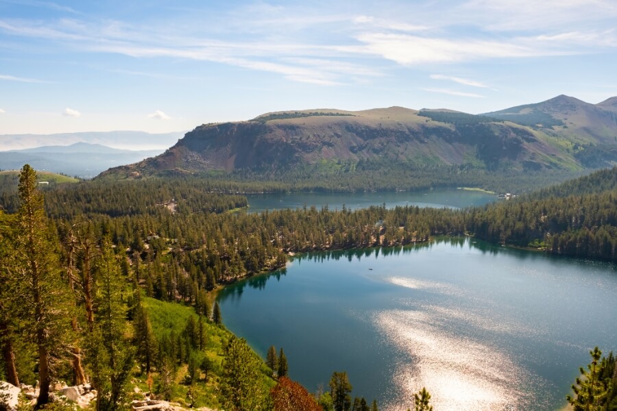Overlooking Laky Mary and Lake George in Mammoth Lakes, California (1)