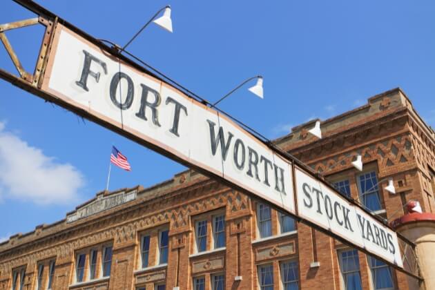 fort worth stock yards sign