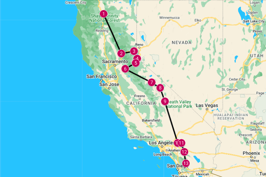 mountain towns california google map graphic (1) mountain towns california google map graphic (1)