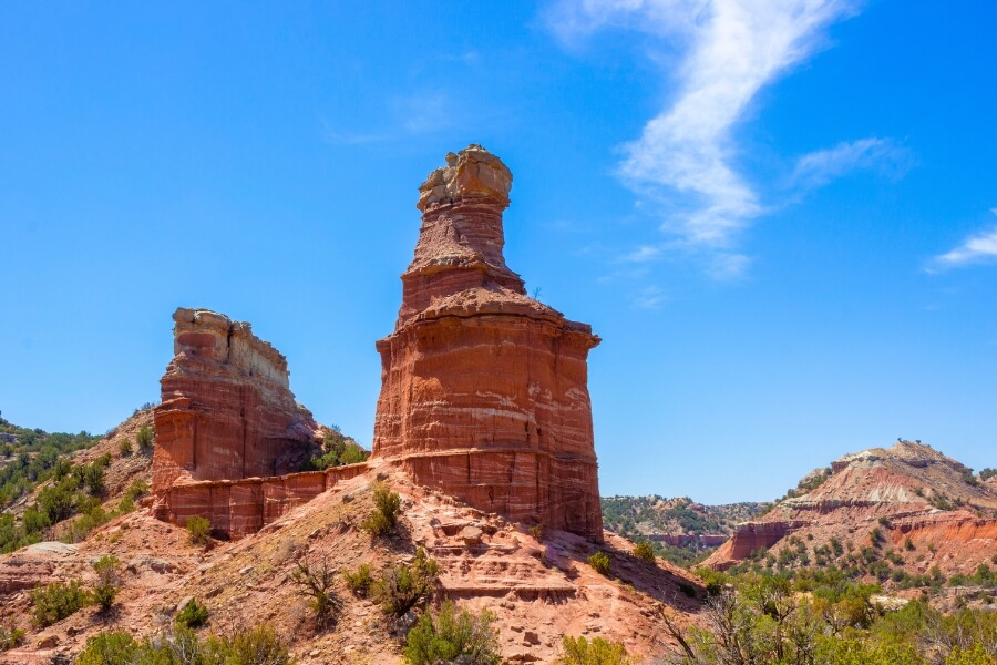 palo duro canyon lighthouse formation 