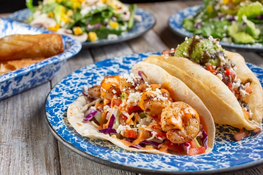 tex mex shrimp taco 