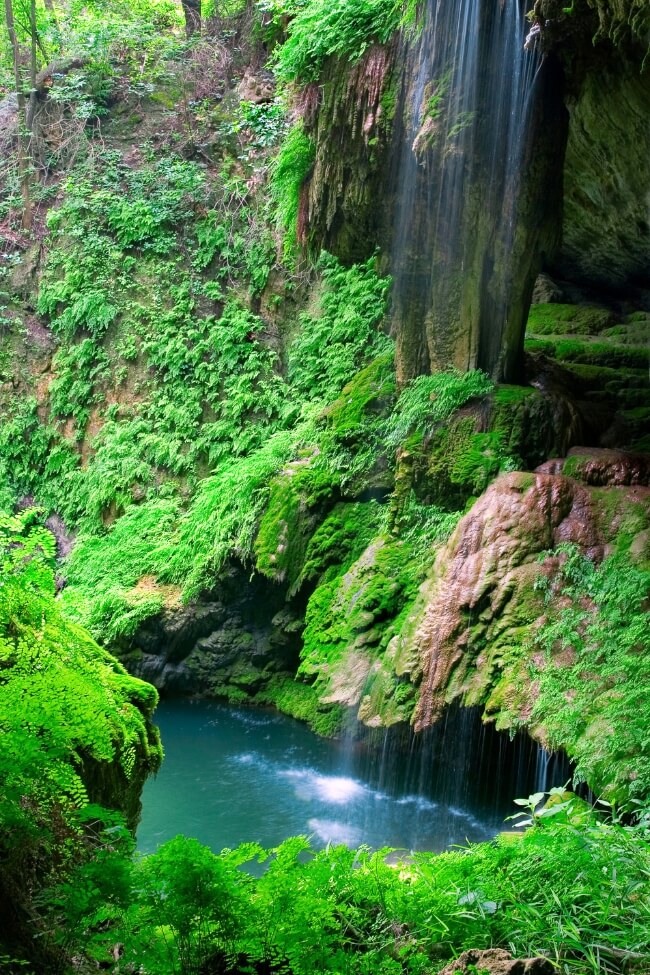 Westcave Outdoor Discovery Center waterfall