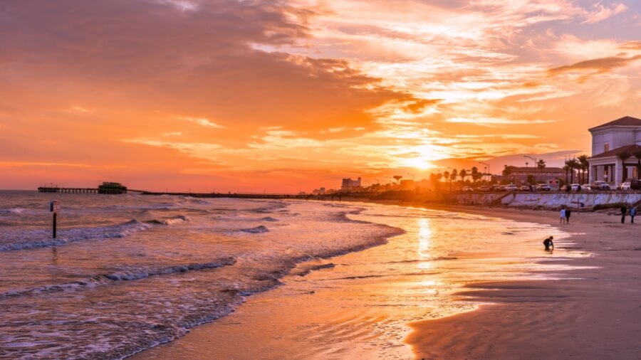 texas sunset galveston