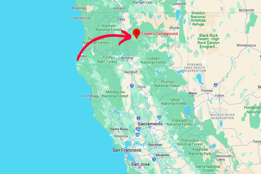 fowlers campground california google maps fowlers campground california google maps