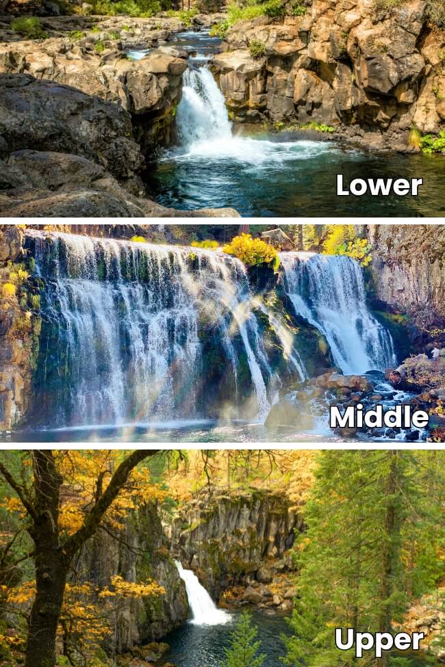 mccloud falls lower middle and upper falls (1) mccloud falls lower middle and upper falls (1)