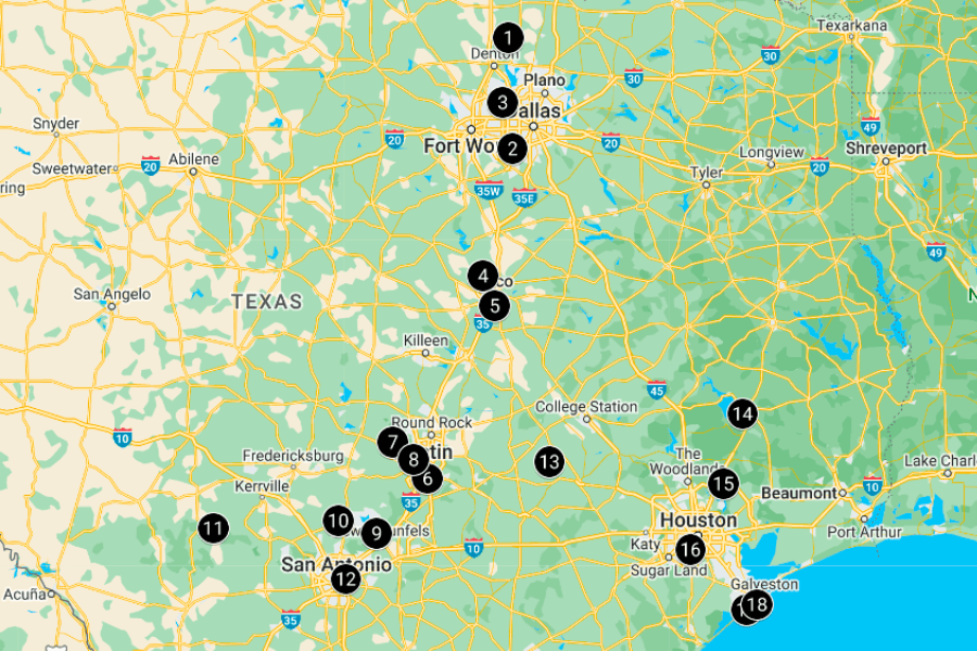 texas camping locations texas triangle google maps graphic texas camping locations texas triangle google maps graphic