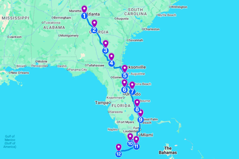 The Ultimate Atlanta To Florida Keys Road Trip